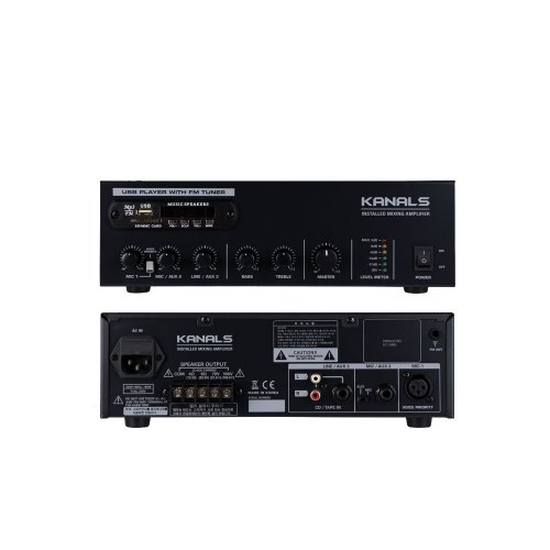 KANALS 카날스 BKH-60 PA앰프 (60W, USB, SD, AUX IN, FM 기능)