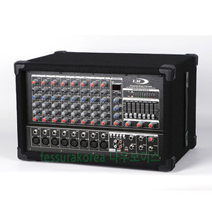 E&amp;W 파워드믹서 PM-600 (300W + 300W , USB, 8CH)