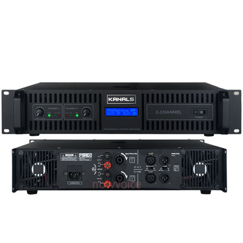 KANALS BKA-4500 파워앰프 2CH (Stereo 8옴 1250W x 2 , Bridge 4옴 2250W  x 2)